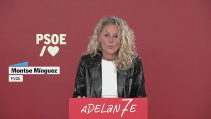 Montse Mínguez: "El PP no es nadie sin Vox"