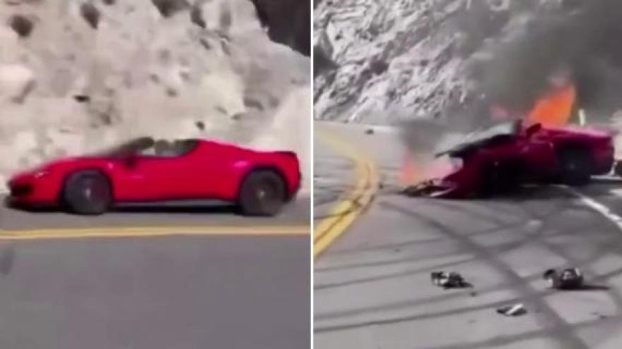 La Ferrari esce dalla galleria, si schianta e prende fuoco: morto il creatore di "Call of Duty"
