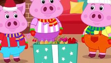 Three Little Pigs Decorate for Christmas 🎅🎄 | Fun Holiday Story | Dono Pigs