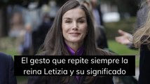 Como saluda Letizia el gesto que repite siempre la reina y su significado