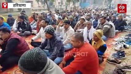 भिवानी में बिजली कर्मचारियों का सरकार पर फूटा गुस्सा, किया विरोध प्रदर्शन, दी चेतावनी, बोले-"ऑनलाइन ट्रांसफर पॉलिसी रद्द नहीं हुई तो करेंगे ब्लैकआउट"