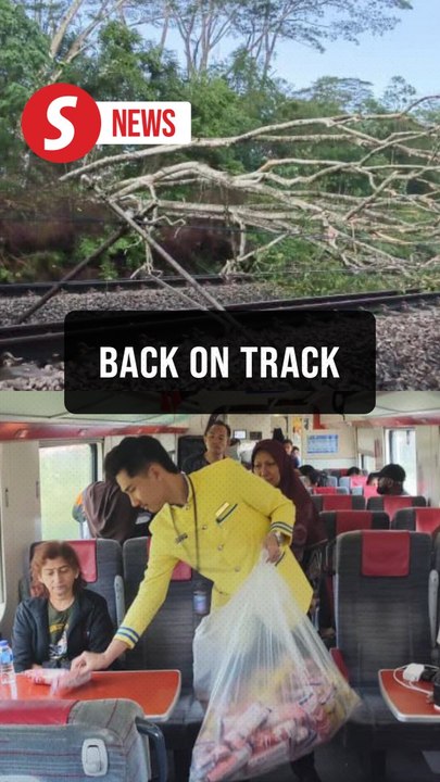 KTM Komuter and ETS services restored after fallen tree blocks Sungkai–Slim River route