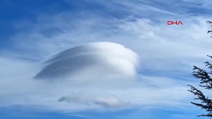 Bitlis semalarında mercek bulutları görüntülendi