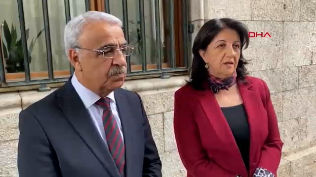 DEM Parti Heyeti, TBMM Başkanı Numan Kurtulmuş ile yaptıkları görüşme sonrasında açıklamalarda bulundu