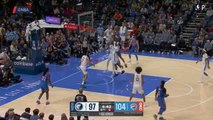 Thunder - La passe sensationnelle de SGA sur un alley-oop en solo