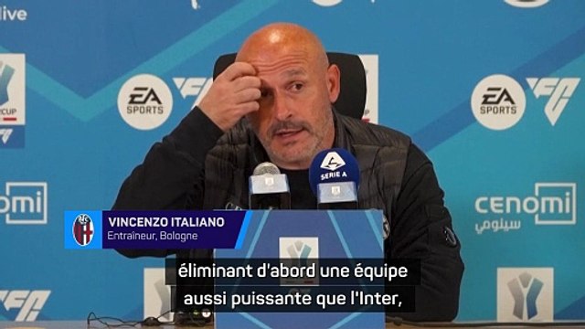 Italiano : Je ne peux absolument pas critiquer les gars, ils ont tout donné