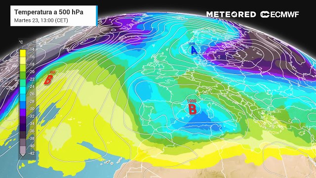 Las condiciones atmosféricas en altura dejarán un ambiente invernal