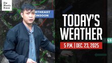 Today's Weather, 5 P.M. | Dec. 23, 2025