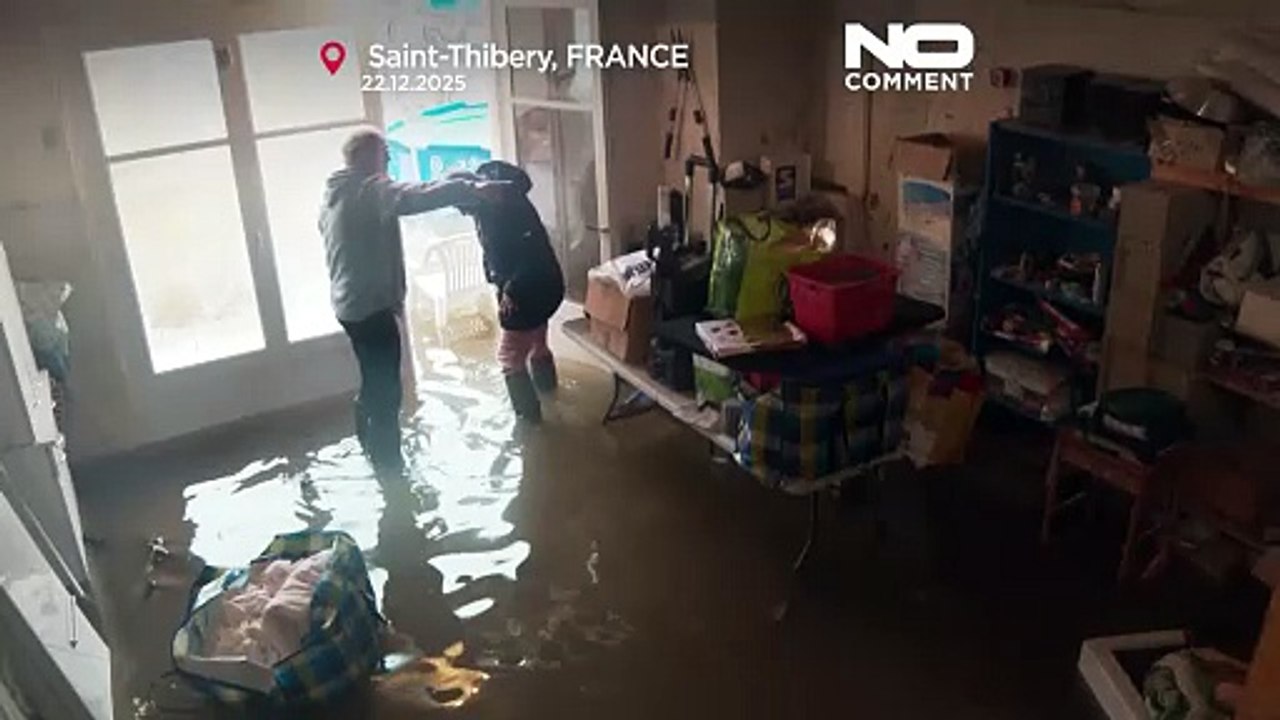 Sintflutartiger Regen setzt Südfrankreich unter Wasser