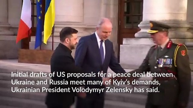 Ukraine’s Zelensky says progress in US-led peace talks ‘quite solid’