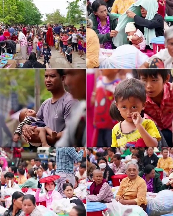 ឡុង បេនលឿន ពកូនតូចខ្លួនឯង នឹកដល់កុមារភៀសសឹកសឹងហូរទឹកភ្នែក