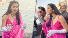 Bigg Boss 19 Girl Tanya Mittal Snapped At The Gateway Of India! Paps & Fans Go Crazy! Dubai Baklava!