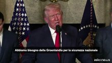Trump: Abbiamo bisogno la Groenlandia per la sicurezza nazionale