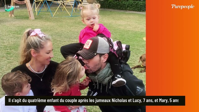 Enrique Iglesias et Anna Kournikova sont de nouveau parents ! Une tendre photo de leur bébé partagée