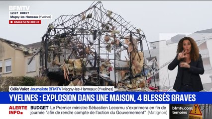 Une explosion dans un pavillon dans les Yvelines fait trois blessés graves, une femme et ses trois enfants