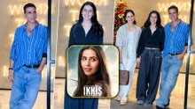 IKKIS Debut: Akshay Kumar Spotted With Niece & Sister Simar Bhatia & Alka Bhatia!