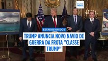 "Classe Trump": nova frota com navio de guerra "100 vezes mais poderoso do que qualquer" outro