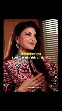 Jacqueline and Tyla turn the heat up with effortless moves you just can’t stop watching 💃✨ #glamsham #jacquelinefernandez #tyla #dancecollab #viralvideo {glamsham, jacqueline fernandez, tyla, dance collab, viral video}