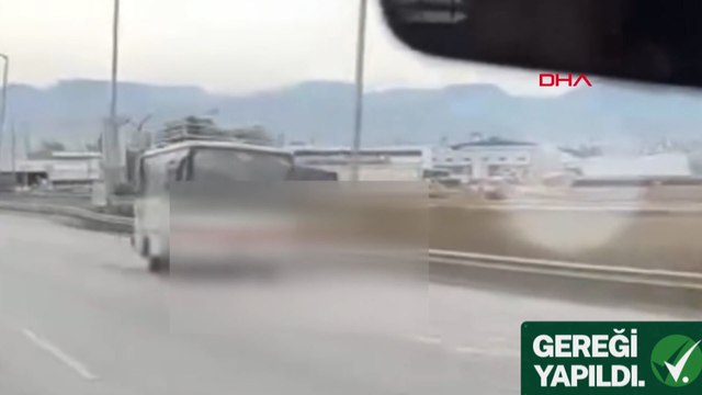 Ters yönde giden midibüs sürücüsüne 11 bin TL ceza