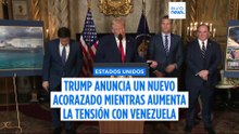 Trump anuncia la construcción de una "flota dorada" y le dice a Maduro que no se haga el "duro"