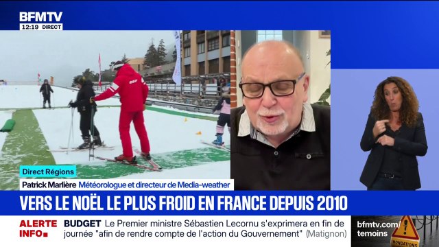 Patrick Marlière, météorologue, explique “qu’il y a très longtemps qu’on n'a pas eu aussi froid sur de très nombreuses régions”
