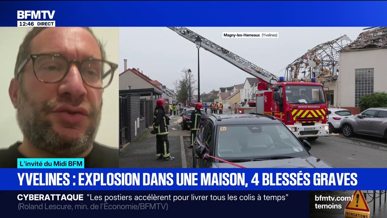 Yvelines: “C’est une explosion suivie d’un incendie,” confirme Bertrand Houillon, maire (DVG) de Magny-les-Hameaux