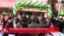 İzmirli dönerci Sadettin Saran’a verdiği sözü tuttu! Parkart asarak duyurdu