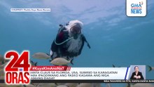 Santa Claus sa Florida, USA, sumisid sa karagatan para ipagdiwang ang Pasko kasama ang mga lamang-dagat | 24 Oras