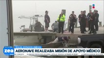 Aeronave de la Secretaría de Marina sufre accidente en Texas dejando a cinco personas sin vida
