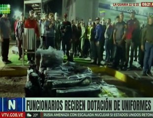 Funcionarios de la PNB reciben dotación de uniformes de alta calidad en La Guaira