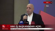 HAK-İŞ Başkanı: Asgari ücret tespit komisyonu değişmeli