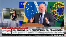 Lula sanciona lei de coleta obrigatória de DNA de condenados; Diego e Thulio comentam