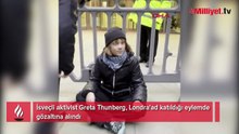 Aktivist Greta Thunberg gözaltına alındı! 'Soykırıma karşıyım'