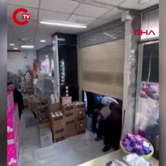 Çeyiz mağazası açılışında izdiham