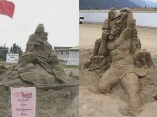 Construções na Areia