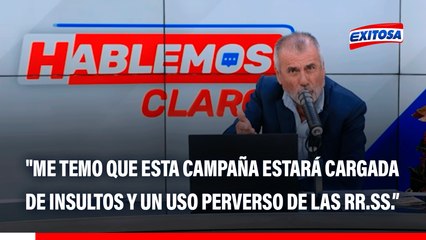 Nicolás Lúcar: "Me temo que esta campaña va a estar cargada de insultos, golpes bajos y un uso perverso de las redes sociales"