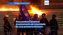 Albânia: quatro detidos após arremesso de cocktails molotov em protesto contra o governo