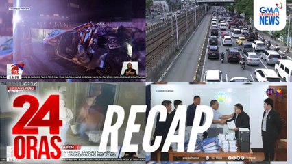 24 Oras: (Part 1) 3 patay sa aksidente sa SLEX | Lagay ng trapiko ngayong magpa-Pasko | CCTV ng mga huling sandali ni Cabral sa hotel, atbp.