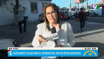 Ciudadanos viajan para el interior del país en estas navidades| El Despertador