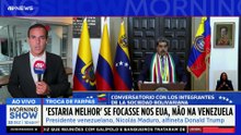 MADURO manda recado para TRUMP: “CUIDE DO SEU PAÍS”