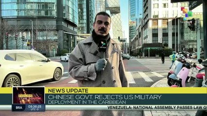 Chinese government rejects U.S. military deployment in the Caribbean