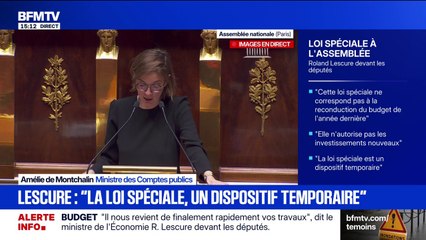 Budget: "Cette loi spéciale n'équivaut pas à la reconduction du budget de l'année dernière", indique Roland Lescure, ministre de l'Économie