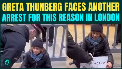 Greta Thunberg Arrested In London for THIS Protest; Slams UK Govt Over Palestine Action Prisoners