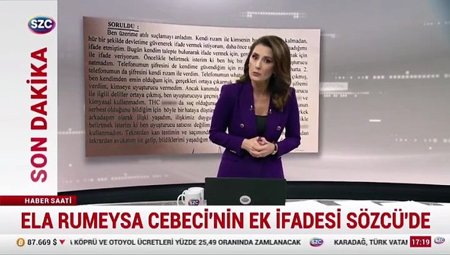 Kendi isteği ile ek ifade verdi: 'Saadettin Saran 4 yıl önceki erkek arkadaşım'