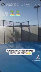 ¡Pero qué locura es esta! La última genialidad de Cherki jugando al pádel
