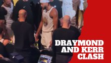 Draymond Green and Steve Kerr explode during Warriors timeout