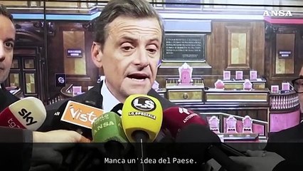 Manovra, Calenda: "Manca idea del Paese, il problema del governo e' la Lega"