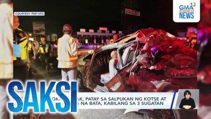 3 magkakaanak, patay sa salpukan ng kotse at truck; 5-anyos na bata, kabilang sa 3 sugatan | Saksi
