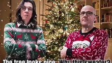 Merry Cristmas - JACK&JOZEF -   The tree looks nice, but why the sweaters?