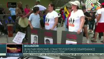 In Ecuador 16 military personnel convicted for forced disappearance of 4 boys in Las Malvinas case